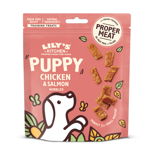 Lily s Kitchen Puppy Treats Chicken and Salmon Nibbles The Pet