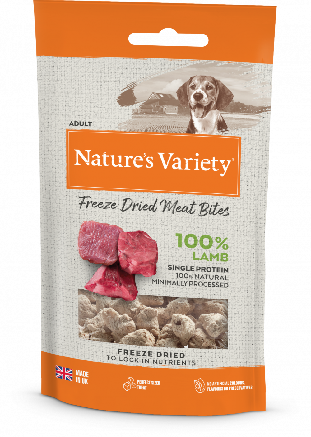 Nature s Variety Dog Treats Freeze Dried Meat Bites Lamb The Pet